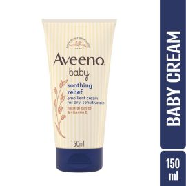 Aveeno Baby Soothing Relief Emollient Cream For Dry & Sensitive Skin 150ml